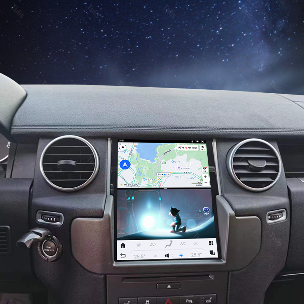 Tulis Android Auto System Multimedia Stereo Radio Car DVD Player Carplay For Land Rover Discovery 4 2009-2016