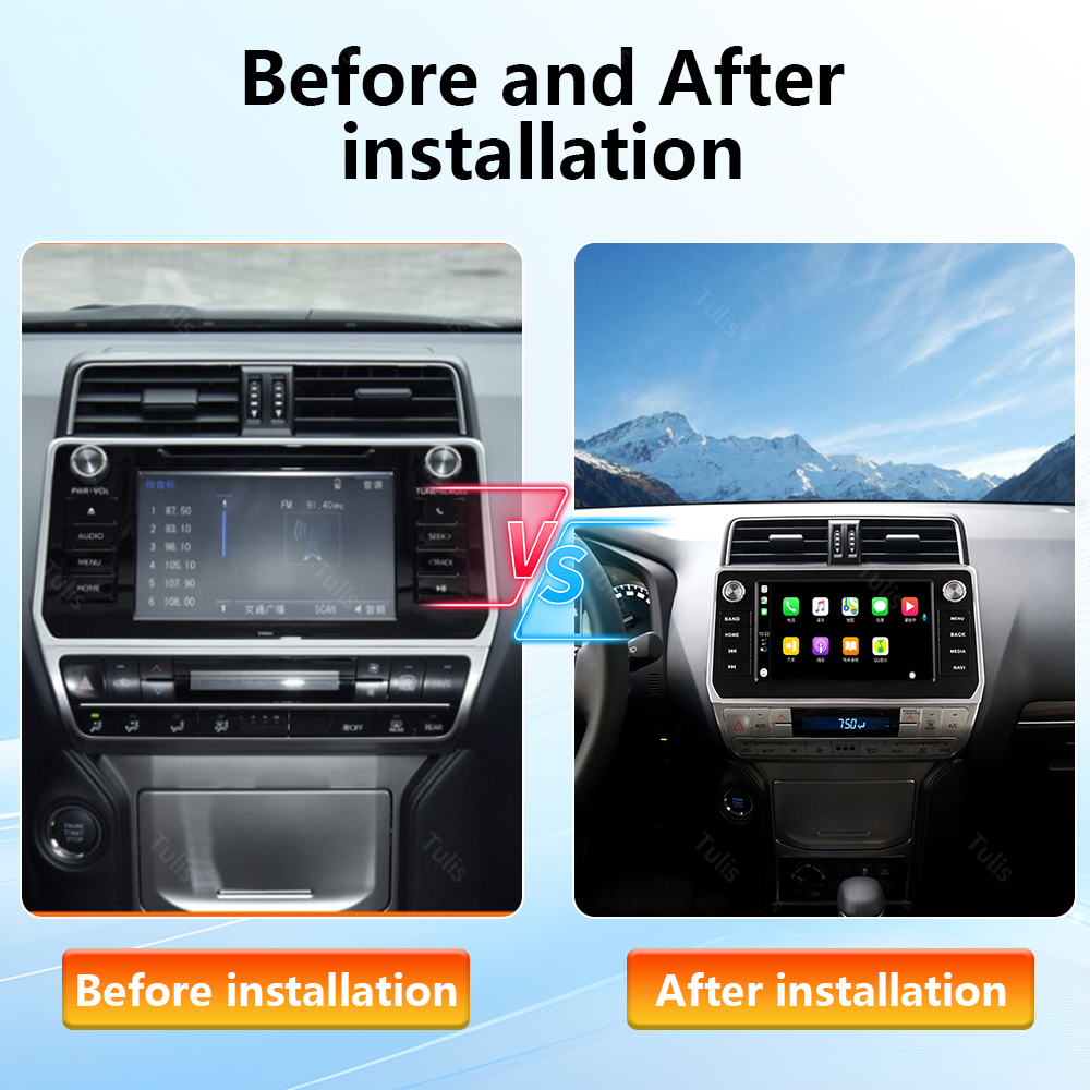 Tulis Toyota Bully 2018 Android Screen Multimedia Carplay Car DVD Player