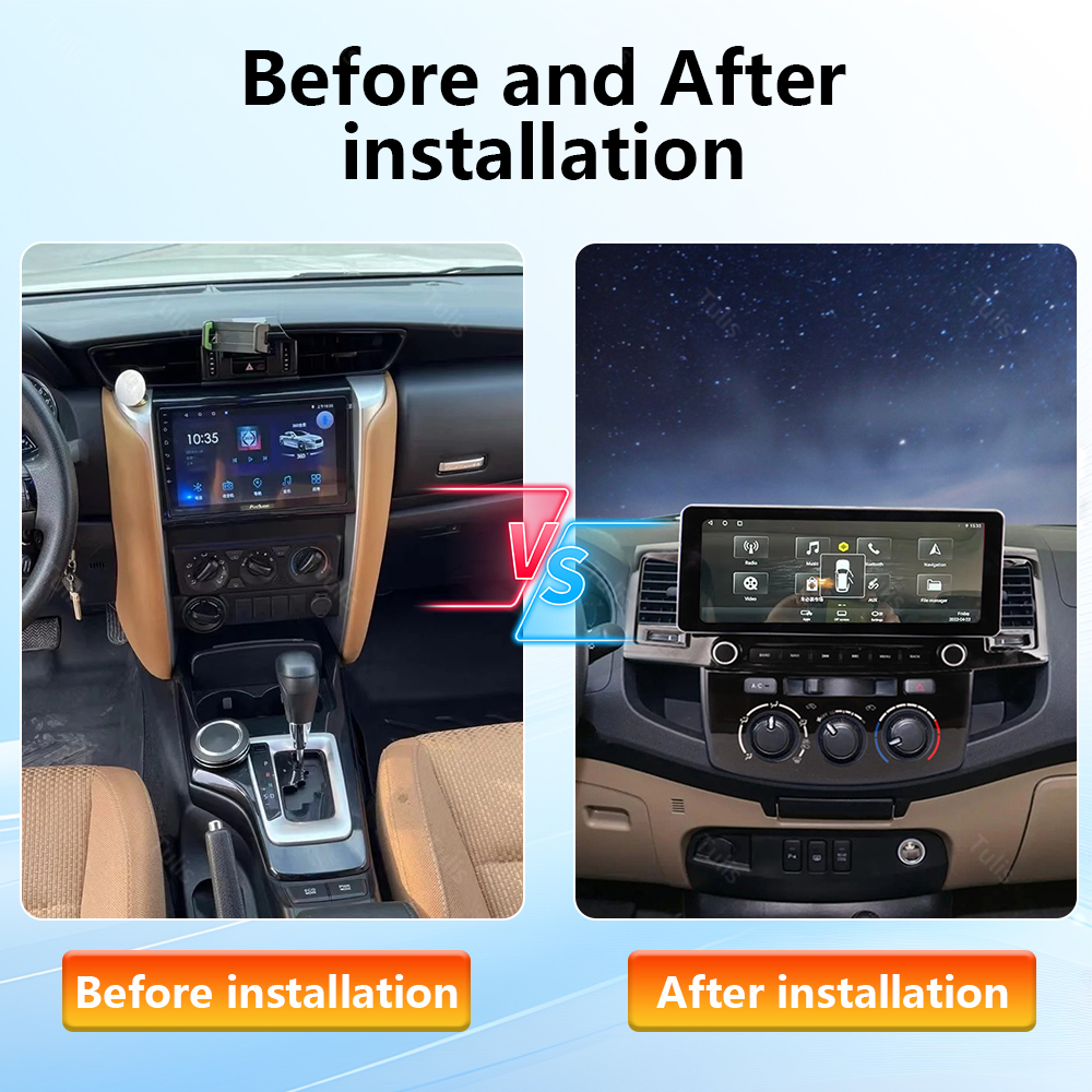 Tulis Toyota Roadrunner Android Screen Multimedia Carplay Car DVD Player