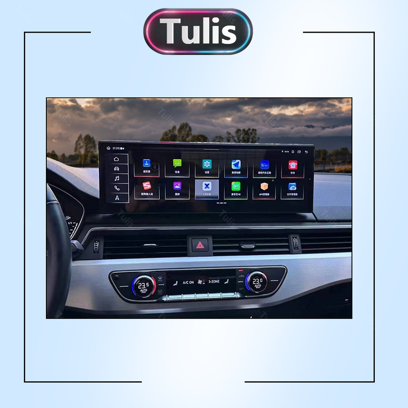 Tulis 14.9 Inch Touch Screen Android Car Radio GPS Navigation DVD Player Stereo Multimedia Audio System for Audi A4